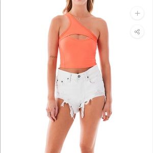 ❤️SOLD❤️ LF one shoulder cut out tank top